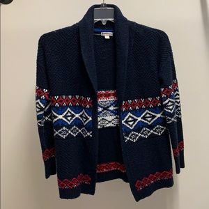 Warm Navy Cardigan/ Sweater